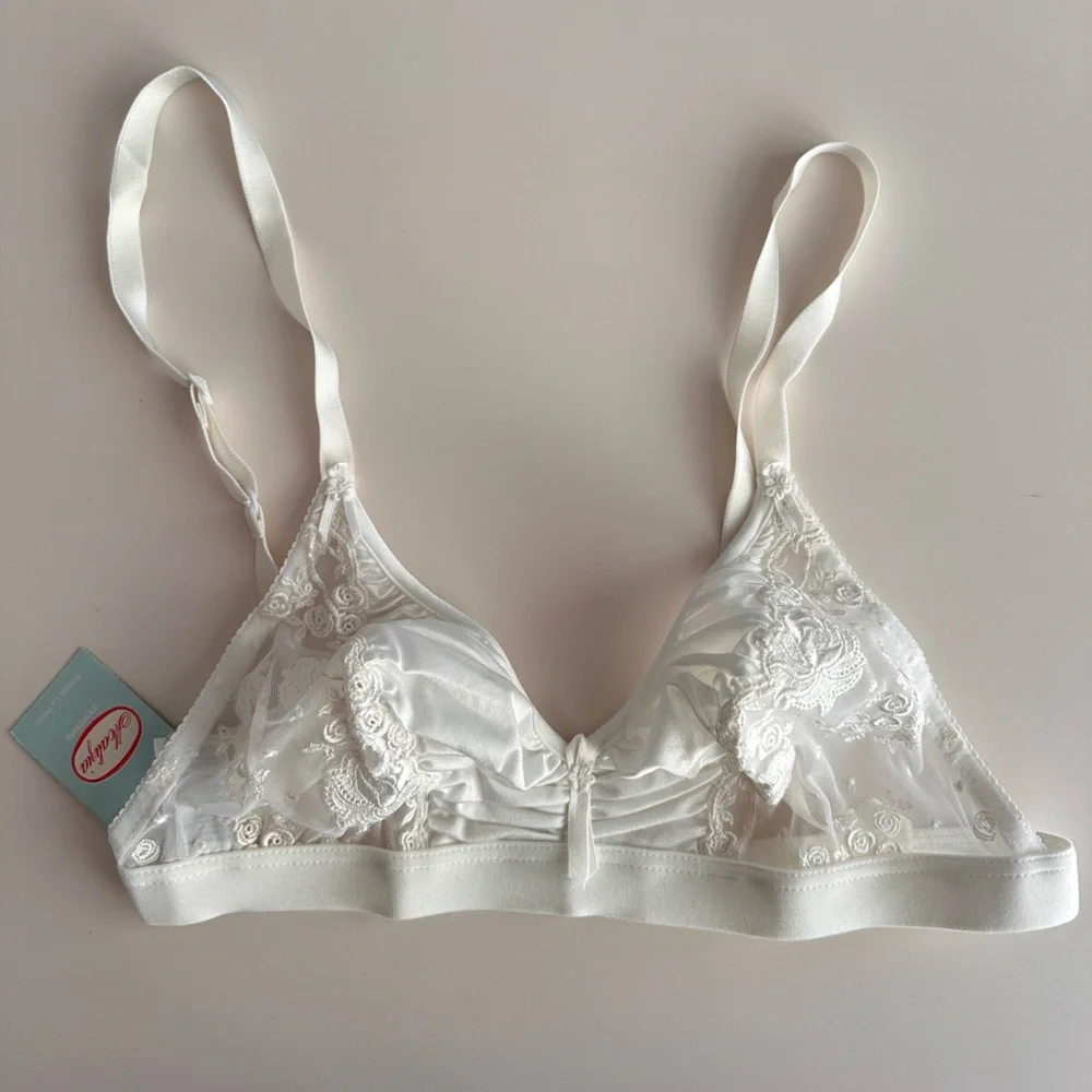 La Perla Collector Elegant White Lace Bralette